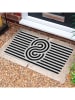 Mioli Fußmatte in Schwarz/ Weiß