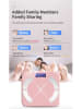 SmartCase Bluetooth-Personenwaage in Rosa