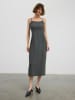 BGN Kleid in Anthrazit
