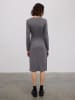 BGN Kleid in Anthrazit
