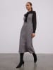 BGN Kleid in Schwarz/ Grau