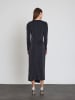 BGN Sukienka w kolorze antracytowym