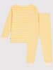 PETIT BATEAU Piżama w kolorze żółtym