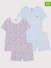 PETIT BATEAU 2-delige set: pyjama's lichtblauw/wit