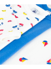 PETIT BATEAU 3-delige set: rompers wit/blauw