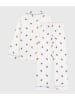 PETIT BATEAU Pyjama in Weiß/ Bunt