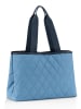 Reisenthel Schultertasche "Classic L" in Blau - (B)39 x (H)28 x (T)16 cm