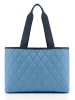 Reisenthel Schultertasche "Classic L" in Blau - (B)39 x (H)28 x (T)16 cm