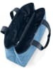 Reisenthel Schultertasche "Classic L" in Blau - (B)39 x (H)28 x (T)16 cm