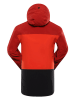 Alpine Pro Trekkingjacke "Zarr" in Rot/ Schwarz