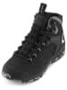 Alpine Pro Leder-Trekkingboots "Spidere Mid" in Schwarz