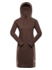 Alpine Pro Sweatkleid "Oleba" in Hellbraun