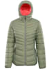 Alpine Pro Wende-Steppjacke "Eroma" in Oliv/ Pink
