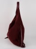 Victor & Hugo Paris Skórzana torebka "Sorrel" w kolorze bordowym - 40 x 35 x 3 cm