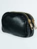 Victor & Hugo Paris Leder-Geldbörse "Gema" in Schwarz - (B)15 x (H)10 x (T)5 cm