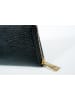 Victor & Hugo Paris Leder-Geldbörse "Kam" in Schwarz - (B)15 x (H)10 x (T)3 cm