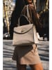 Victor & Hugo Paris Leder-Henkeltasche "Winy" in Beige - (B)29 x (H)22 x (T)11,5 cm
