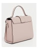 Victor & Hugo Paris Leder-Henkeltasche "Ariel" in Taupe - (B)26,6 x (H)23 x (T)8 cm