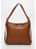 Victor & Hugo Paris Leder-Henkeltasche "Teva" in Camel - (B)40 x (H)36 x (T)9 cm