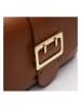 Victor & Hugo Paris Leder-Schultertasche "Irine" in Camel - (B)30 x (H)15 x (T)6 cm