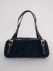 Victor & Hugo Paris Leder-Schultertasche "Nyxa" in Dunkelblau - (B)26 x (H)12 x (T)11 cm