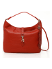 Victor & Hugo Paris Skórzana torebka "Margot" w kolorze czerwonym - 30 x 39 x 2 cm