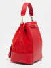 Victor & Hugo Paris Skórzana torebka "Livy" w kolorze czerwonym - 21,5 x 27 x 15 cm