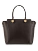 Victor & Hugo Paris Leren handtas "Cavoli" zwart - (B)30 x (H)20,5 x (D)14,5 cm