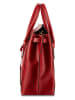Victor & Hugo Paris Skórzana torebka "Jane" w kolorze czerwonym - 36 x 35 x 24 cm