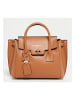 Victor & Hugo Paris Skórzana torebka "Jany" w kolorze karmelowym - 25 x 19 x 7 cm