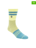 Skechers 6er-Set: Socken in Hellblau/ Gelb