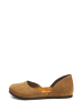 Comfortfusse Leder-Ballerinas in Sand