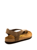 Comfortfusse Skórzane sandały w kolorze jasnobrązowym