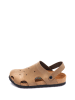 Comfortfusse Leren clogs zandkleurig