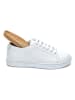 Comfortfusse Leren sneakers wit