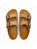 Comfortfusse Leren slippers "Troy" beige