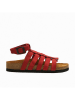 Comfortfusse Leren sandalen "Ares" rood