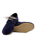Comfortfusse Leren veterschoenen donkerblauw