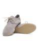 Comfortfusse Leder-Schnürschuhe "Stella" in Grau