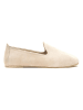 Comfortfusse Leder-Slipper in Beige