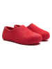 Comfortfusse Wełniane kapcie "Yew" w kolorze czerwonym