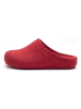 Comfortfusse Woll-Hausschuhe "Pine" in Rot