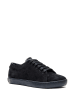 Comfortfusse Leder-Sneakers in Schwarz