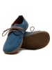 Comfortfusse Leren veterschoenen "Terra" blauw