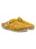 Comfortfusse Leren clogs "Folk Capri" geel