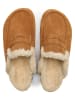 Comfortfusse Skórzane chodaki "Snug" w kolorze jasnobrązowym