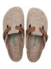 Comfortfusse Wollen pantoffels lichtbruin