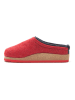 Comfortfusse Wollen pantoffels rood