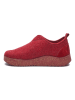 Comfortfusse Wollen pantoffels rood