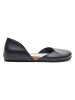 Comfortfusse Leren ballerina's zwart